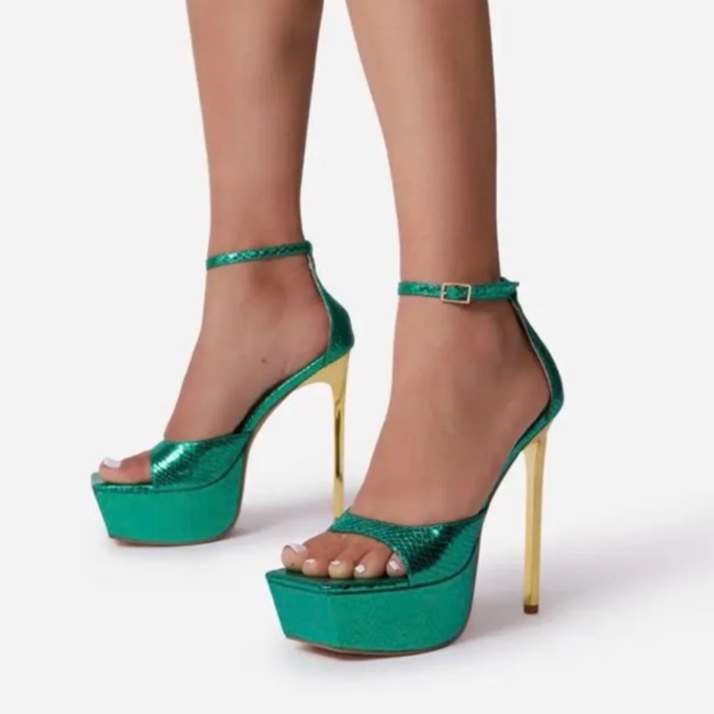 Green heels